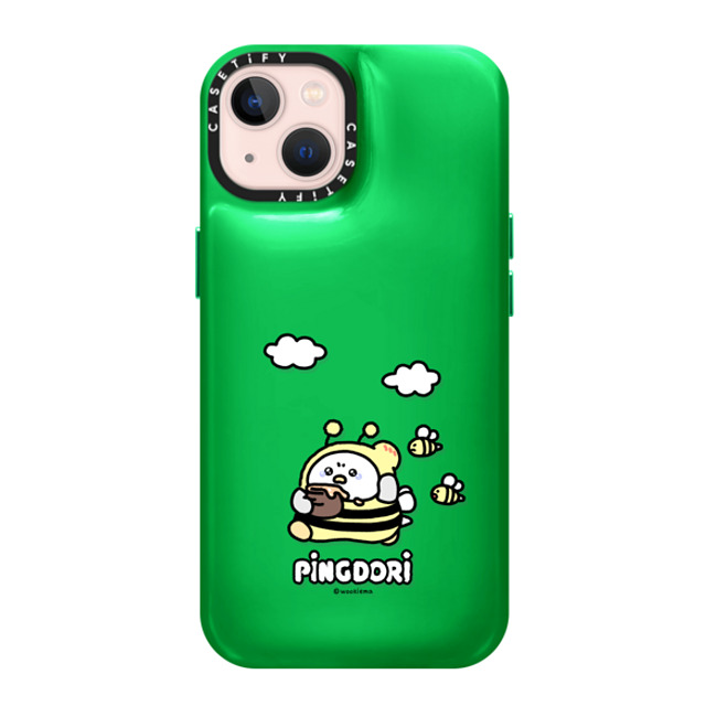 SICKYAKI x CASETiFY iPhone 13 Case ケリー グリーン ピローケース honeybee pingdori SICKYAKI x CASETiFY iPhone 13 Case ケリー グリーン ピローケース honeybee pingdori