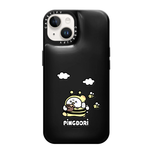 SICKYAKI x CASETiFY iPhone 14 Case Phantom Black ピローケース honeybee pingdori SICKYAKI x CASETiFY iPhone 14 Case Phantom Black ピローケース honeybee pingdori