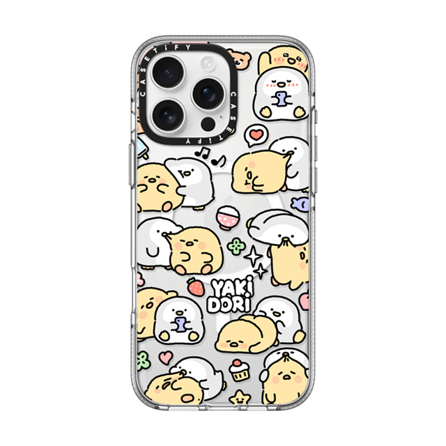 SICKYAKI x CASETiFY iPhone 16 Pro Max ケース クリア クリア ケース MagSafe対応 yakidori mix