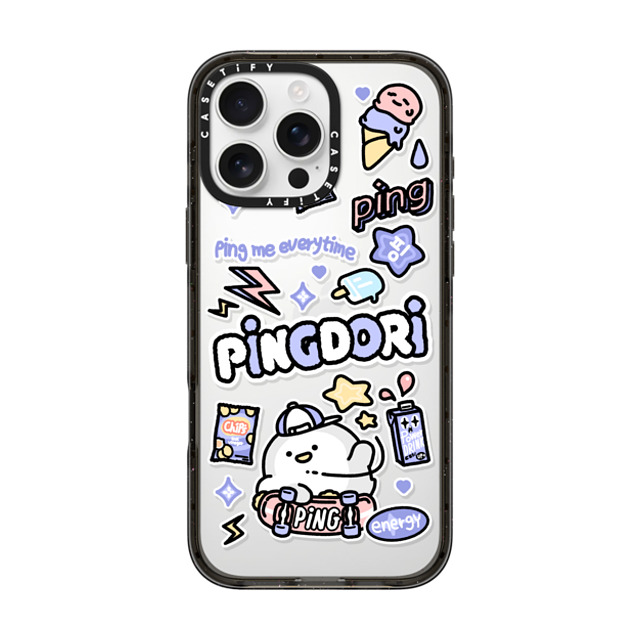 SICKYAKI x CASETiFY iPhone 16 Pro Max ケース Cartoon ブラック インパクトケース ping me everytime Mother's Day SICKYAKI x CASETiFY iPhone 16 Pro Max ケース Cartoon ブラック インパクトケース ping me everytime Mother's Day