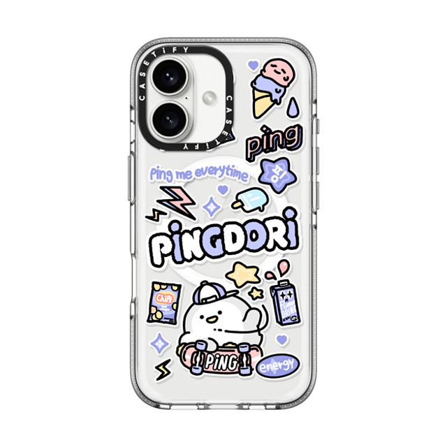 SICKYAKI x CASETiFY iPhone 16 ケース Cartoon クリア クリア ケース MagSafe対応 ping me everytime Mother's Day SICKYAKI x CASETiFY iPhone 16 ケース Cartoon クリア クリア ケース MagSafe対応 ping me everytime Mother's Day
