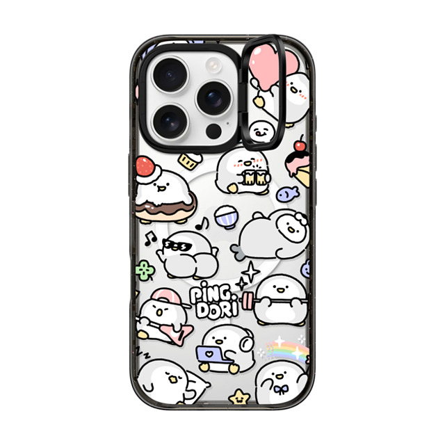 SICKYAKI x CASETiFY iPhone 16 Pro Case Cartoon Black インパクトリングスタンドケース MagSafe対応 pingdori mix Back to School SICKYAKI x CASETiFY iPhone 16 Pro Case Cartoon Black インパクトリングスタンドケース MagSafe対応 pingdori mix Back to School