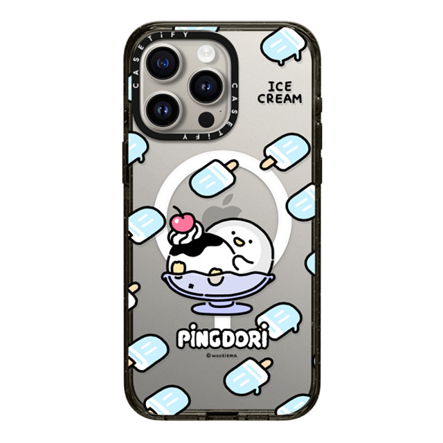 SICKYAKI x CASETiFY iPhone 15 Pro Max Case Cartoon,Dessert Black Impact Case MagSafe Compatible ice cream with pingdori Back to School SICKYAKI x CASETiFY iPhone 15 Pro Max Case Cartoon,Dessert Black Impact Case MagSafe Compatible ice cream with pingdori Back to School