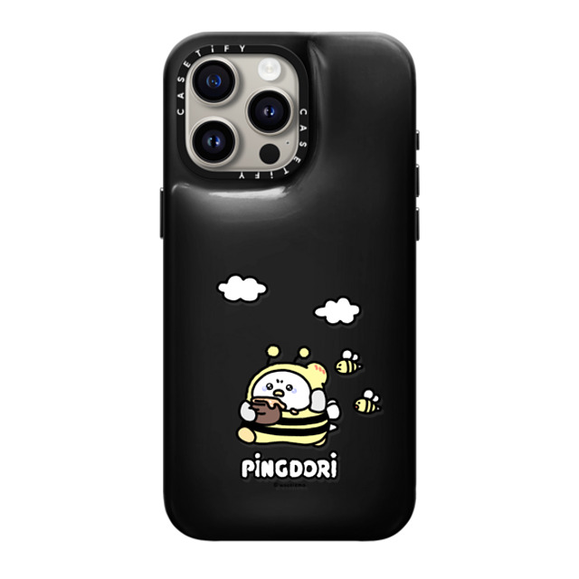 SICKYAKI x CASETiFY iPhone 15 Pro Max Case Phantom Black ピローケース honeybee pingdori SICKYAKI x CASETiFY iPhone 15 Pro Max Case Phantom Black ピローケース honeybee pingdori