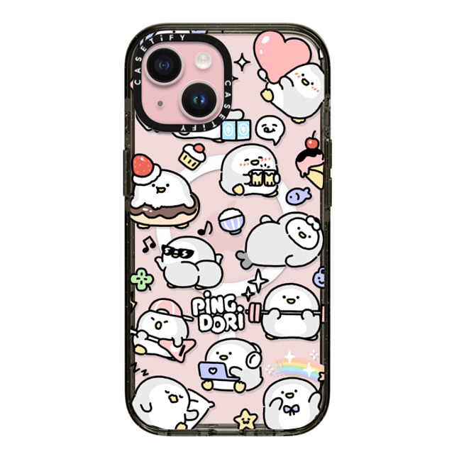 SICKYAKI x CASETiFY iPhone 15 Case Cartoon Black インパクトケース MagSafe対応 pingdori mix Father's Day SICKYAKI x CASETiFY iPhone 15 Case Cartoon Black インパクトケース MagSafe対応 pingdori mix Father's Day