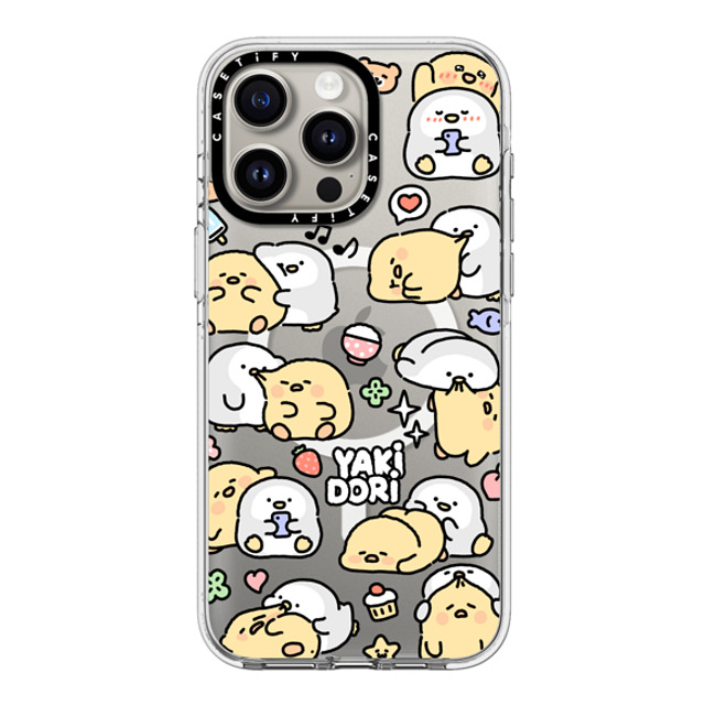 SICKYAKI x CASETiFY iPhone 15 Pro Max ケース クリア クリア ケース MagSafe対応 yakidori mix