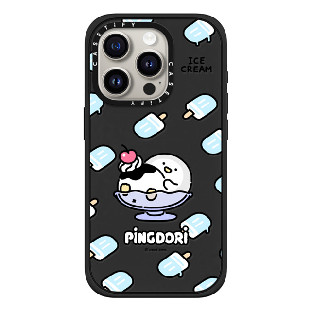 SICKYAKI x CASETiFY iPhone 15 Pro Case Cartoon,Dessert Matte Black Impact Case MagSafe Compatible ice cream with pingdori Back to School SICKYAKI x CASETiFY iPhone 15 Pro Case Cartoon,Dessert Matte Black Impact Case MagSafe Compatible ice cream with pingdori Back to School