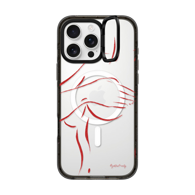 Agathe Marty x CASETiFY iPhone 16 Pro Max ケース Line Art,Minimalism ブラック インパクトリングスタンドケース MagSafe対応 Body by Agathe Marty Back to School Agathe Marty x CASETiFY iPhone 16 Pro Max ケース Line Art,Minimalism ブラック インパクトリングスタンドケース MagSafe対応 Body by Agathe Marty Back to School