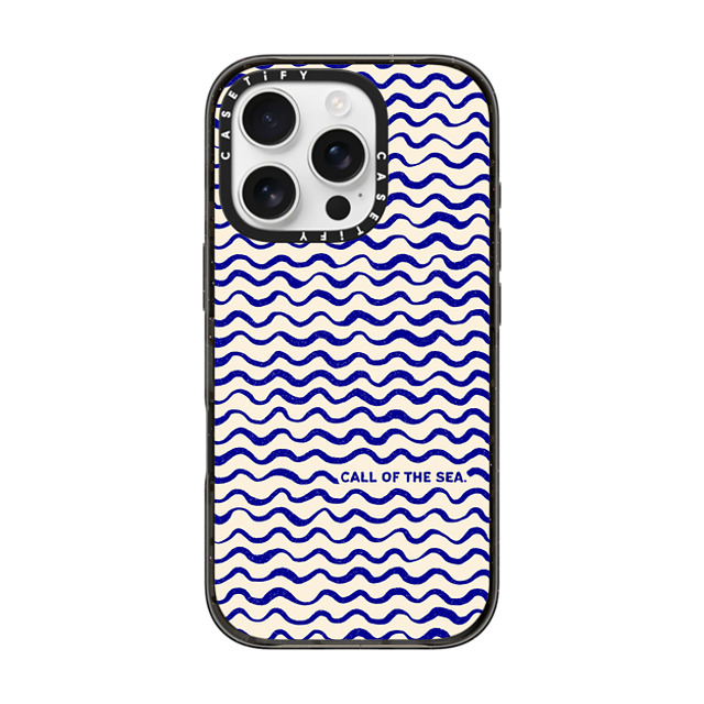 Agathe Marty x CASETiFY iPhone 16 Pro ケース ブラック インパクトケース Call of the Sea by Agathe Marty Back to School Agathe Marty x CASETiFY iPhone 16 Pro ケース ブラック インパクトケース Call of the Sea by Agathe Marty Back to School