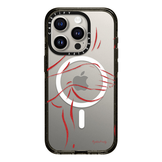 Agathe Marty x CASETiFY iPhone 15 Pro ケース Line Art,Minimalism ブラック インパクトケース MagSafe対応 Body by Agathe Marty Back to School Agathe Marty x CASETiFY iPhone 15 Pro ケース Line Art,Minimalism ブラック インパクトケース MagSafe対応 Body by Agathe Marty Back to School