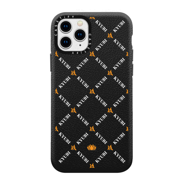 CASETiFY iPhone 11 Pro Case ジェットブラック ペブルケース KYUBI Cross on Leather kyubi kyubi Back to School CASETiFY iPhone 11 Pro Case ジェットブラック ペブルケース KYUBI Cross on Leather kyubi kyubi Back to School