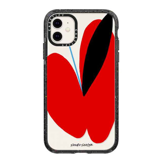 Shogo Sekine x CASETiFY iPhone 11 ケース Butterfly,Abstract ブラック インパクトケース APPLEFLY - Red & black Back to School Shogo Sekine x CASETiFY iPhone 11 ケース Butterfly,Abstract ブラック インパクトケース APPLEFLY - Red & black Back to School