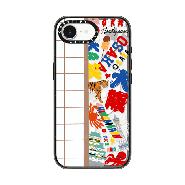 Shogo Sekine x CASETiFY iPhone 16e ケース ブラック インパクトケース MagSafe対応 Shinsaibashi Case Father's Day Shogo Sekine x CASETiFY iPhone 16e ケース ブラック インパクトケース MagSafe対応 Shinsaibashi Case Father's Day