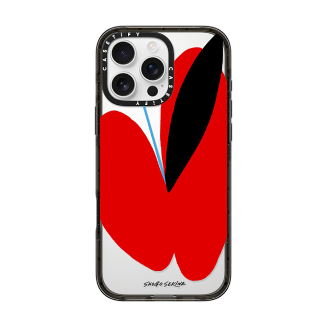 Shogo Sekine x CASETiFY iPhone 16 Pro Max Case Butterfly,Abstract Black Impact Case APPLEFLY - Red & black Mother's Day Shogo Sekine x CASETiFY iPhone 16 Pro Max Case Butterfly,Abstract Black Impact Case APPLEFLY - Red & black Mother's Day
