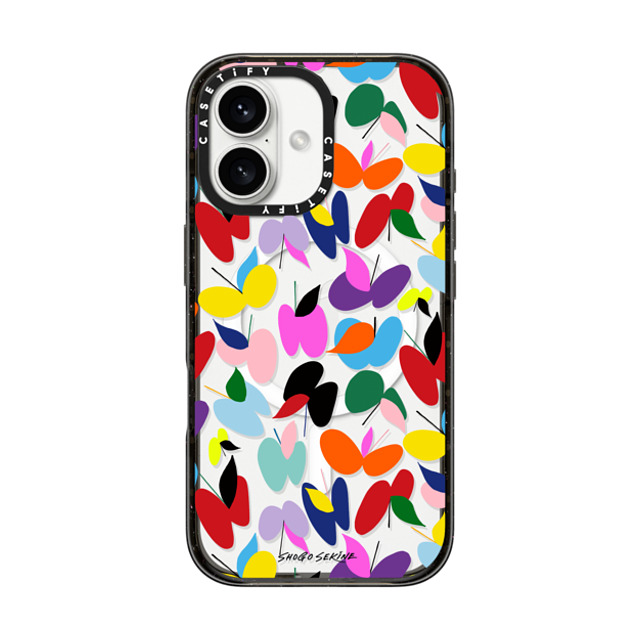 Shogo Sekine x CASETiFY iPhone 16 Case Butterfly,Abstract Black Impact Case MagSafe Compatible APPLEFLY_MULTICOLOR Mother's Day Shogo Sekine x CASETiFY iPhone 16 Case Butterfly,Abstract Black Impact Case MagSafe Compatible APPLEFLY_MULTICOLOR Mother's Day