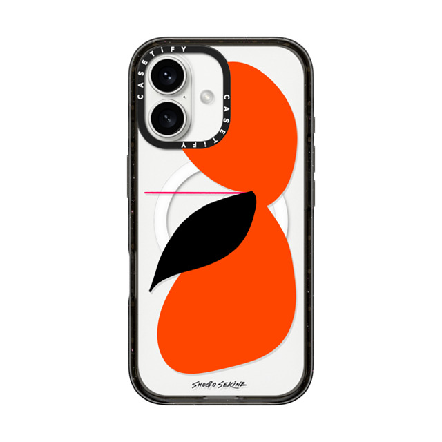 Shogo Sekine x CASETiFY iPhone 16 Case Butterfly,Abstract Black Impact Case MagSafe Compatible APPLEFLY_ORANGE Father's Day Shogo Sekine x CASETiFY iPhone 16 Case Butterfly,Abstract Black Impact Case MagSafe Compatible APPLEFLY_ORANGE Father's Day