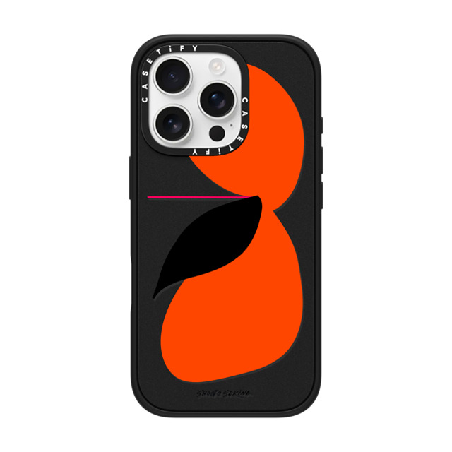 Shogo Sekine x CASETiFY iPhone 16 Pro Case Butterfly,Abstract Matte Black Impact Case MagSafe Compatible APPLEFLY_ORANGE Father's Day Shogo Sekine x CASETiFY iPhone 16 Pro Case Butterfly,Abstract Matte Black Impact Case MagSafe Compatible APPLEFLY_ORANGE Father's Day