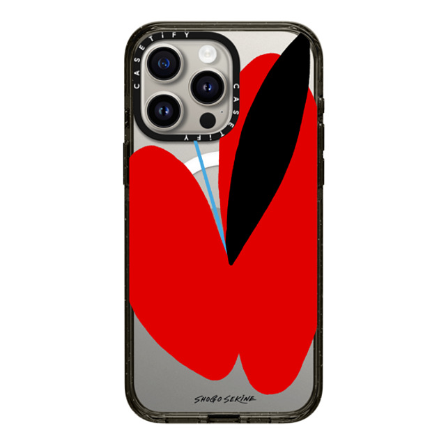 Shogo Sekine x CASETiFY iPhone 15 Pro Max Case Butterfly,Abstract Black Impact Case MagSafe Compatible APPLEFLY - Red & black Mother's Day Shogo Sekine x CASETiFY iPhone 15 Pro Max Case Butterfly,Abstract Black Impact Case MagSafe Compatible APPLEFLY - Red & black Mother's Day