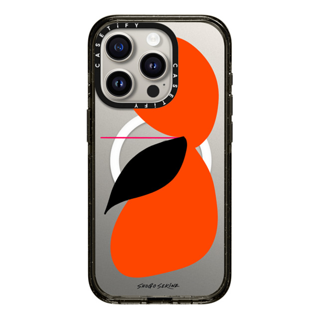 Shogo Sekine x CASETiFY iPhone 15 Pro Case Butterfly,Abstract Black Impact Case MagSafe Compatible APPLEFLY_ORANGE Father's Day Shogo Sekine x CASETiFY iPhone 15 Pro Case Butterfly,Abstract Black Impact Case MagSafe Compatible APPLEFLY_ORANGE Father's Day