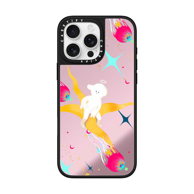 CASETiFY iPhone 16 Pro Max Case Silver on Black ミラーケース MagSafe対応 Space puppy mars kasei Father's Day CASETiFY iPhone 16 Pro Max Case Silver on Black ミラーケース MagSafe対応 Space puppy mars kasei Father's Day