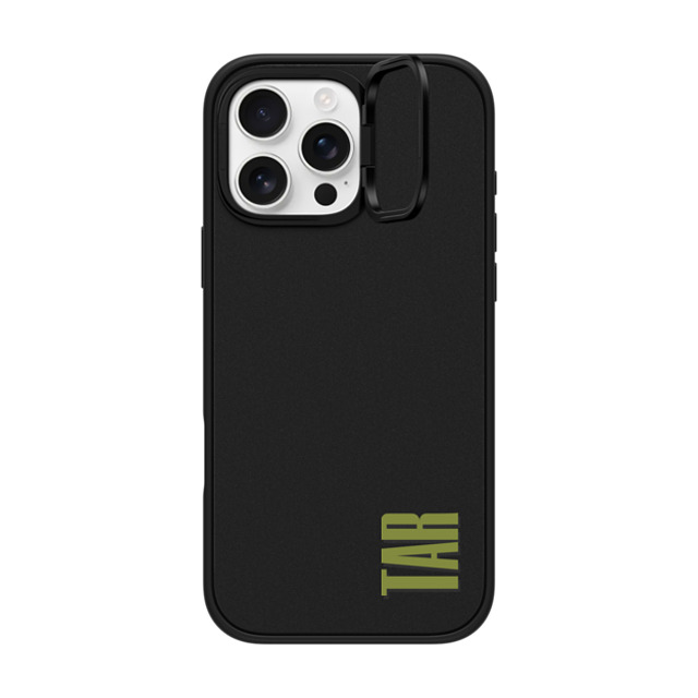 CASETiFY iPhone 16 Pro Max ケース マットブラック インパクトリングスタンドケース MagSafe対応 Custom Case - TAR