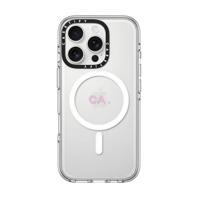 CASETiFY iPhone 16 Pro ケース クリア クリア ケース MagSafe対応 Custom Case - ca.
