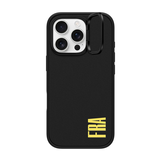 CASETiFY iPhone 16 Pro ケース マットブラック インパクトリングスタンドケース MagSafe対応 Custom Case - fra