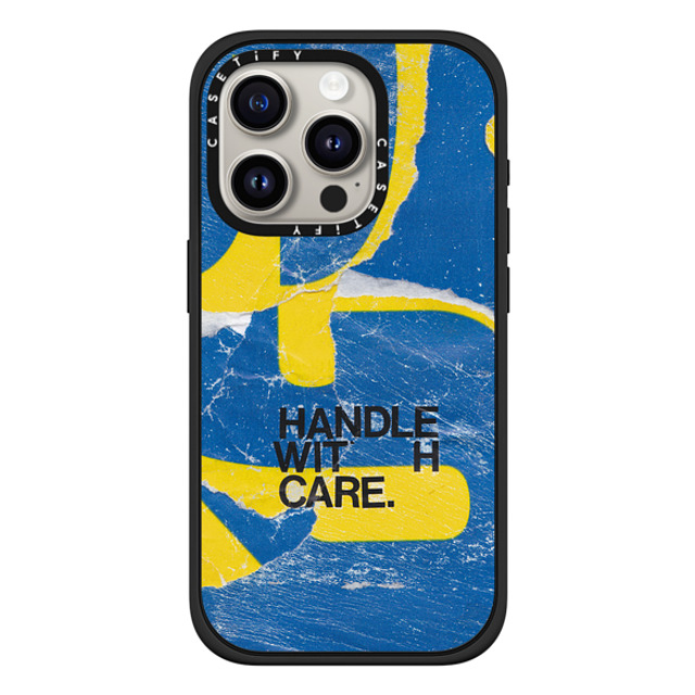 "Milan Doctor x CASETiFY iPhone 15 Pro Case Quote,Hype マットブラック Impact Case MagSafe Compatible "Handle with Care" by Milan Doctor Mother's Day" "Milan Doctor x CASETiFY iPhone 15 Pro Case Quote,Hype マットブラック Impact Case MagSafe Compatible "Handle with Care" by Milan Doctor Mother's Day"