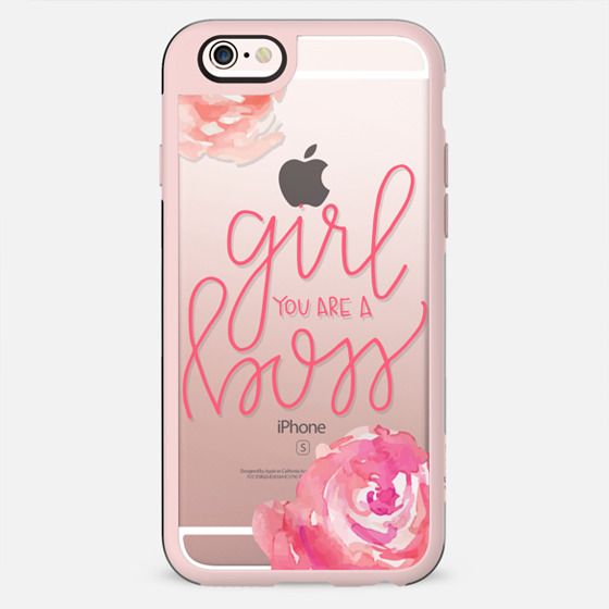 Peonies - Girl you are a boss - Casetify