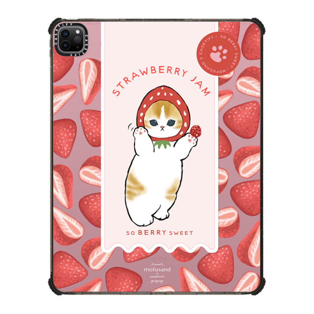 Mofusand x CASETiFY iPad Pro 12.9 (第5/6世代) ブラック iPad インパクト ケース Let's Jam Together Tablet Case