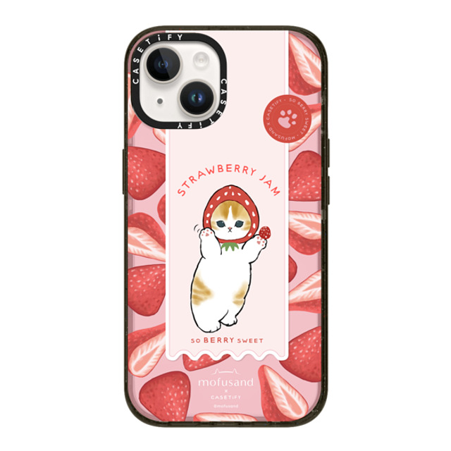 Mofusand x CASETiFY iPhone 14 ケース ブラック インパクトケース Let's Jam Together