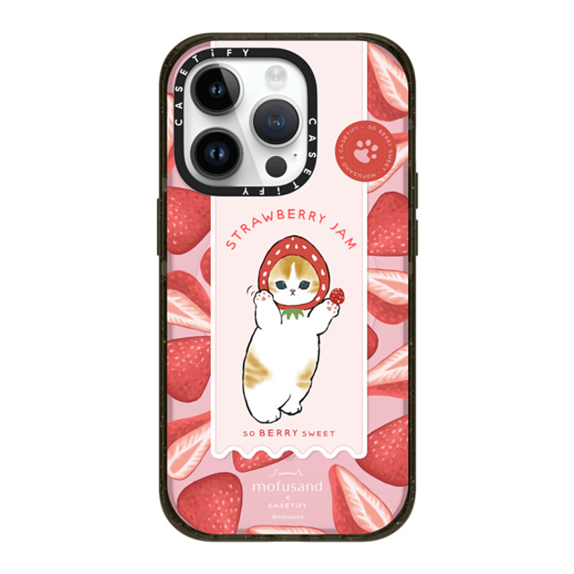 Mofusand x CASETiFY iPhone 14 Pro ケース ブラック インパクトケース MagSafe対応 Let's Jam Together