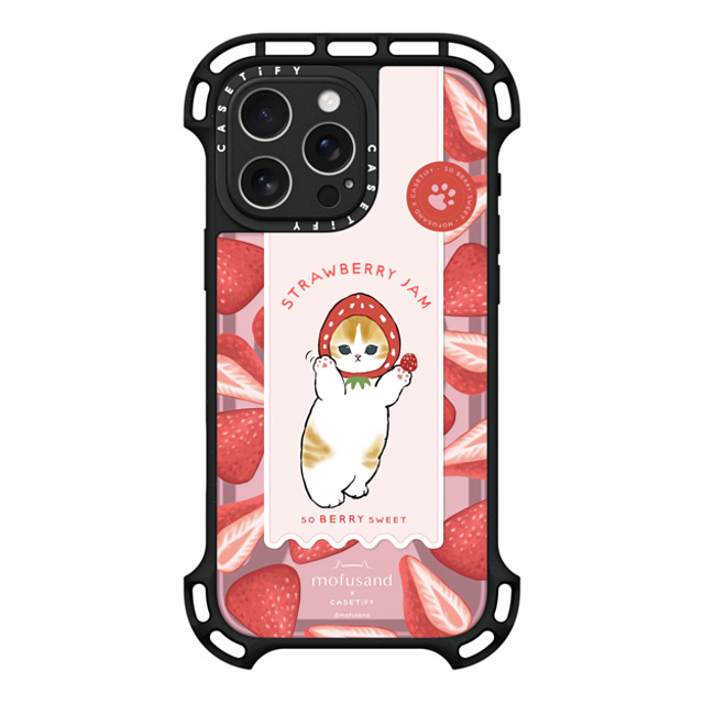 Mofusand x CASETiFY iPhone 16 Pro Max ケース ブラック ウルトラ バウンスケース MagSafe対応 Let's Jam Together