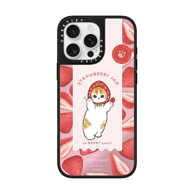 Mofusand x CASETiFY iPhone 16 Pro Max ケース Silver on Black ミラーケース MagSafe対応 Let's Jam Together