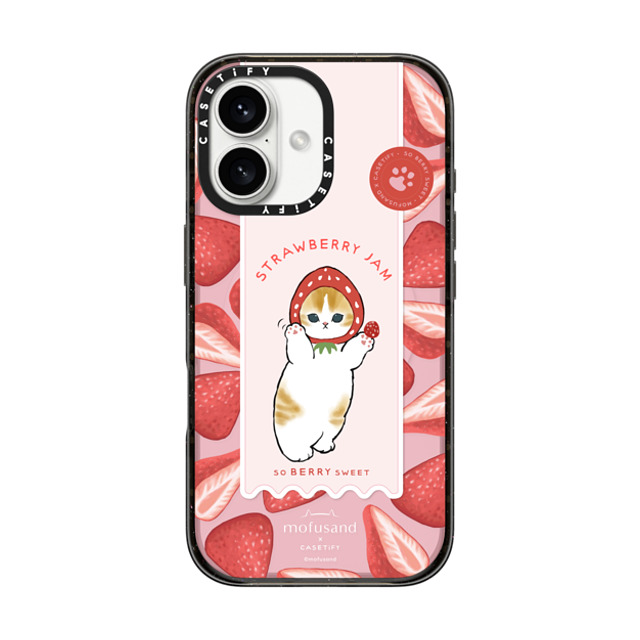 Mofusand x CASETiFY iPhone 16 ケース ブラック インパクトケース MagSafe対応 Let's Jam Together