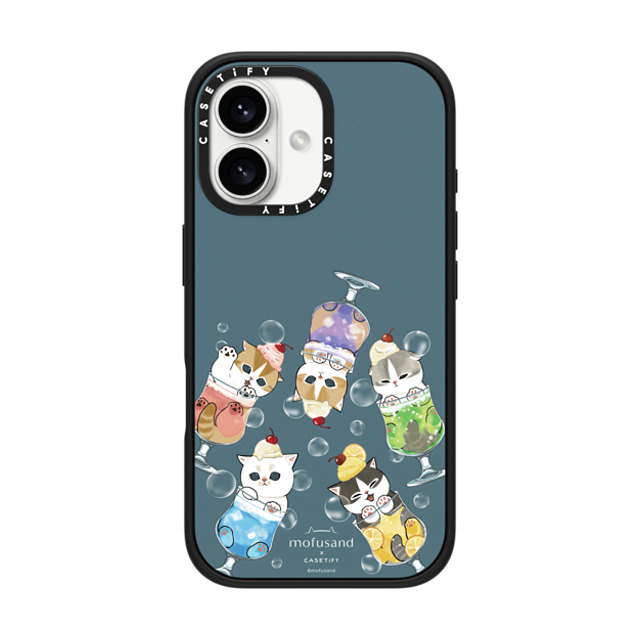 Mofusand x CASETiFY iPhone 16 ケース マットブラック インパクトケース MagSafe対応 Summer Soda Fizzy Fun (Retail Exclusive) Mother's Day Mofusand x CASETiFY iPhone 16 ケース マットブラック インパクトケース MagSafe対応 Summer Soda Fizzy Fun (Retail Exclusive) Mother's Day