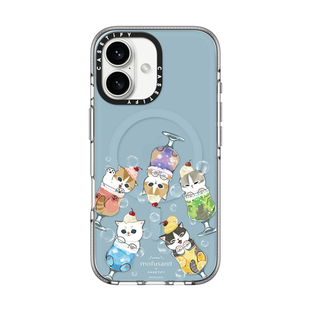 Mofusand x CASETiFY iPhone 16 Case Clear Clear Case MagSafe Compatible Summer Soda Fizzy Fun (Retail Exclusive) Mother's Day Mofusand x CASETiFY iPhone 16 Case Clear Clear Case MagSafe Compatible Summer Soda Fizzy Fun (Retail Exclusive) Mother's Day