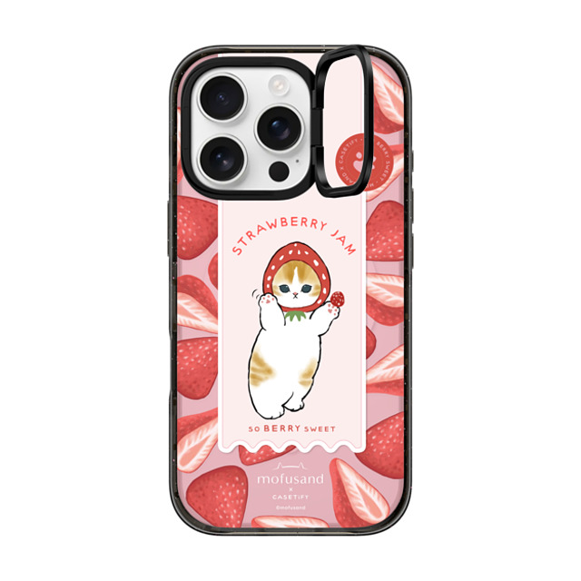 Mofusand x CASETiFY iPhone 16 Pro ケース ブラック インパクトリングスタンドケース MagSafe対応 Let's Jam Together