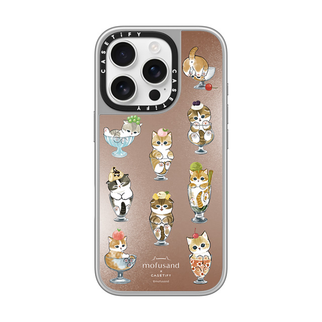 Mofusand x CASETiFY iPhone 16 Pro Case シルバー (シルバーバンパー) ミラーケース MagSafe対応 Pick Your Flavor Mofusand x CASETiFY iPhone 16 Pro Case シルバー (シルバーバンパー) ミラーケース MagSafe対応 Pick Your Flavor