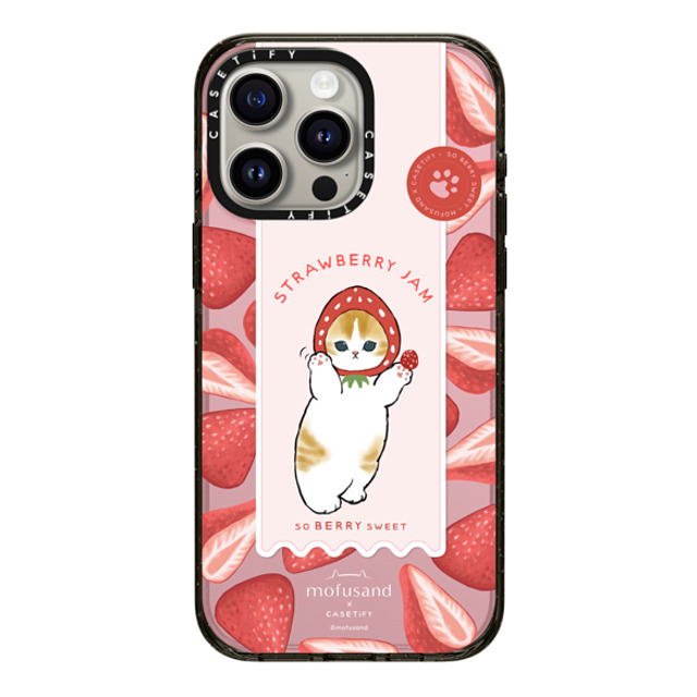 Mofusand x CASETiFY iPhone 15 Pro Max ケース ブラック インパクトケース Let's Jam Together