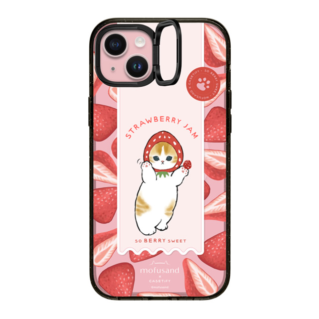Mofusand x CASETiFY iPhone 15 Plus ケース Cherry ブラック インパクトリングスタンドケース MagSafe対応 Let's Jam Together Father's Day Mofusand x CASETiFY iPhone 15 Plus ケース Cherry ブラック インパクトリングスタンドケース MagSafe対応 Let's Jam Together Father's Day
