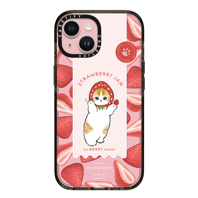 Mofusand x CASETiFY iPhone 15 ケース ブラック インパクトケース Let's Jam Together