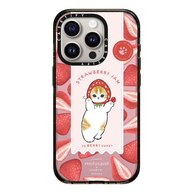 Mofusand x CASETiFY iPhone 15 Pro ケース ブラック インパクトケース Let's Jam Together