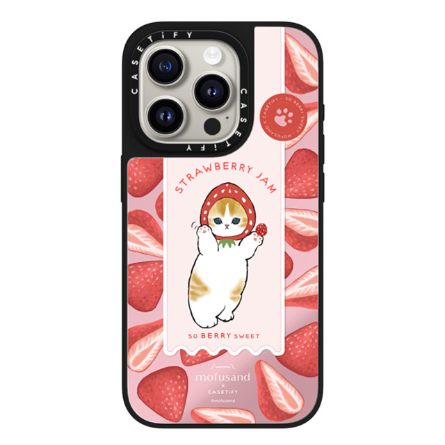 Mofusand x CASETiFY iPhone 15 Pro Case Silver on Black ミラーケース MagSafe対応 Let's Jam Together Mofusand x CASETiFY iPhone 15 Pro Case Silver on Black ミラーケース MagSafe対応 Let's Jam Together