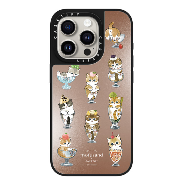 Mofusand x CASETiFY iPhone 15 Pro Case Silver on Black ミラーケース MagSafe対応 Pick Your Flavor Mofusand x CASETiFY iPhone 15 Pro Case Silver on Black ミラーケース MagSafe対応 Pick Your Flavor