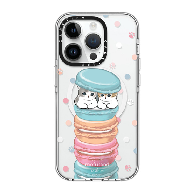 Mofusand x CASETiFY iPhone 14 Pro ケース クリア クリア ケース MagSafe対応 Chef's Special