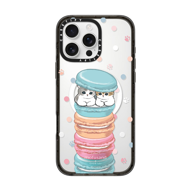 Mofusand x CASETiFY iPhone 16 Pro Max ケース ブラック インパクトケース MagSafe対応 Chef's Special