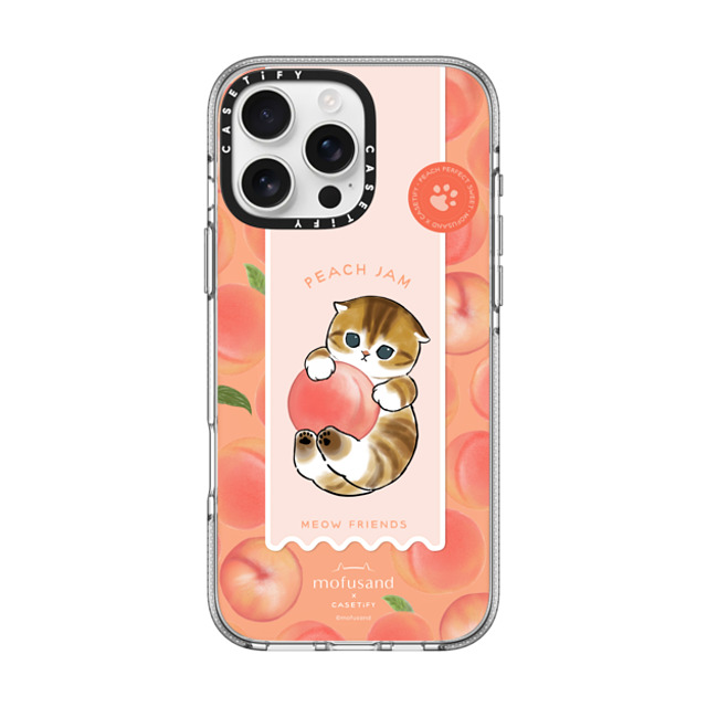 Mofusand x CASETiFY iPhone 16 Pro Max ケース クリア クリア ケース MagSafe対応 Let's Jam Together - Peach Back to School Mofusand x CASETiFY iPhone 16 Pro Max ケース クリア クリア ケース MagSafe対応 Let's Jam Together - Peach Back to School