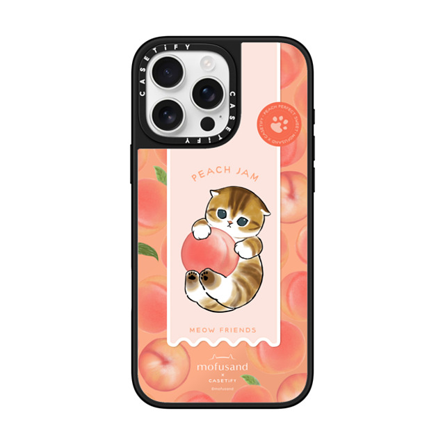 Mofusand x CASETiFY iPhone 16 Pro Max Case Silver on Black ミラーケース MagSafe対応 Let's Jam Together - Peach Back to School Mofusand x CASETiFY iPhone 16 Pro Max Case Silver on Black ミラーケース MagSafe対応 Let's Jam Together - Peach Back to School