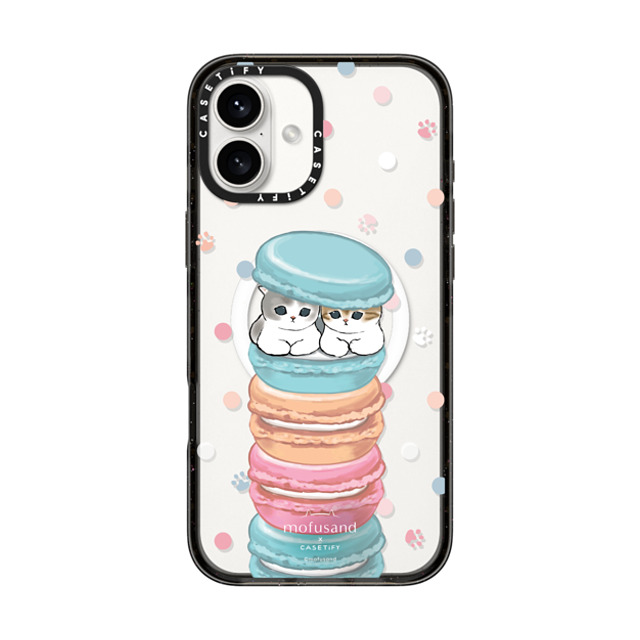 Mofusand x CASETiFY iPhone 16 Plus Case Black Impact Case MagSafe Compatible Chef's Special Mofusand x CASETiFY iPhone 16 Plus Case Black Impact Case MagSafe Compatible Chef's Special